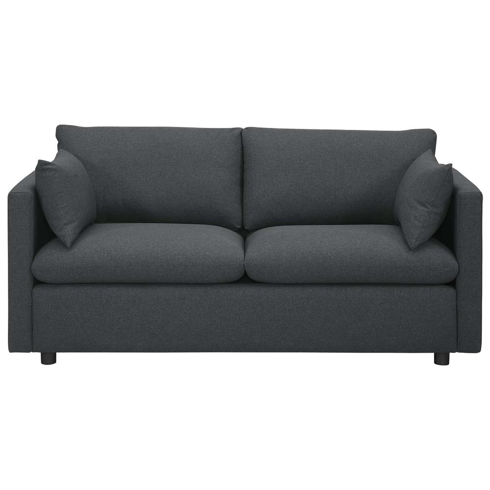 Activate Upholstered Fabric Sofa - Gray EEI-3044-GRY. The main picture.