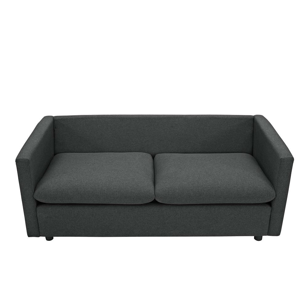 Activate Upholstered Fabric Sofa - Gray EEI-3044-GRY. Picture 8