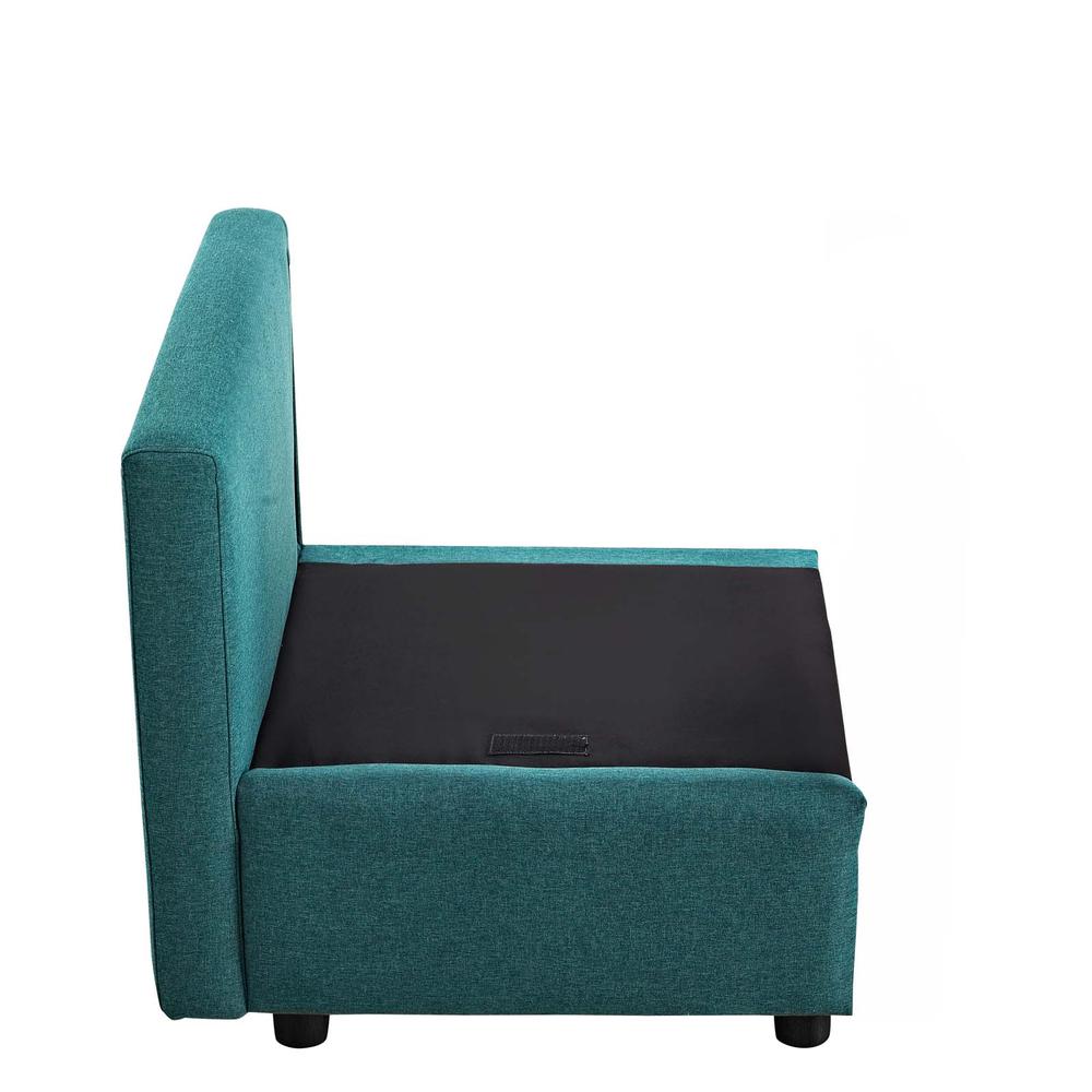 Activate Upholstered Fabric Armchair - Teal EEI-3045-TEA. Picture 6