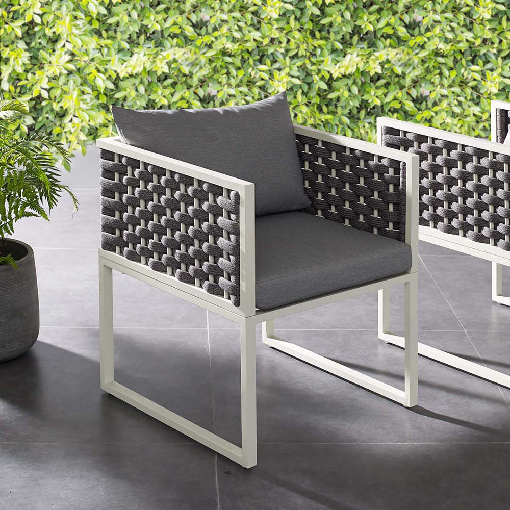 Stance Outdoor Patio Aluminum Dining Armchair. Picture 6