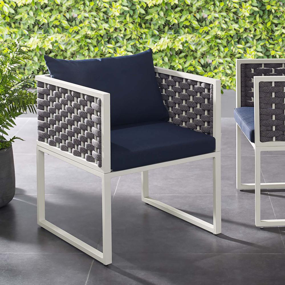 Stance Outdoor Patio Aluminum Dining Armchair. Picture 6