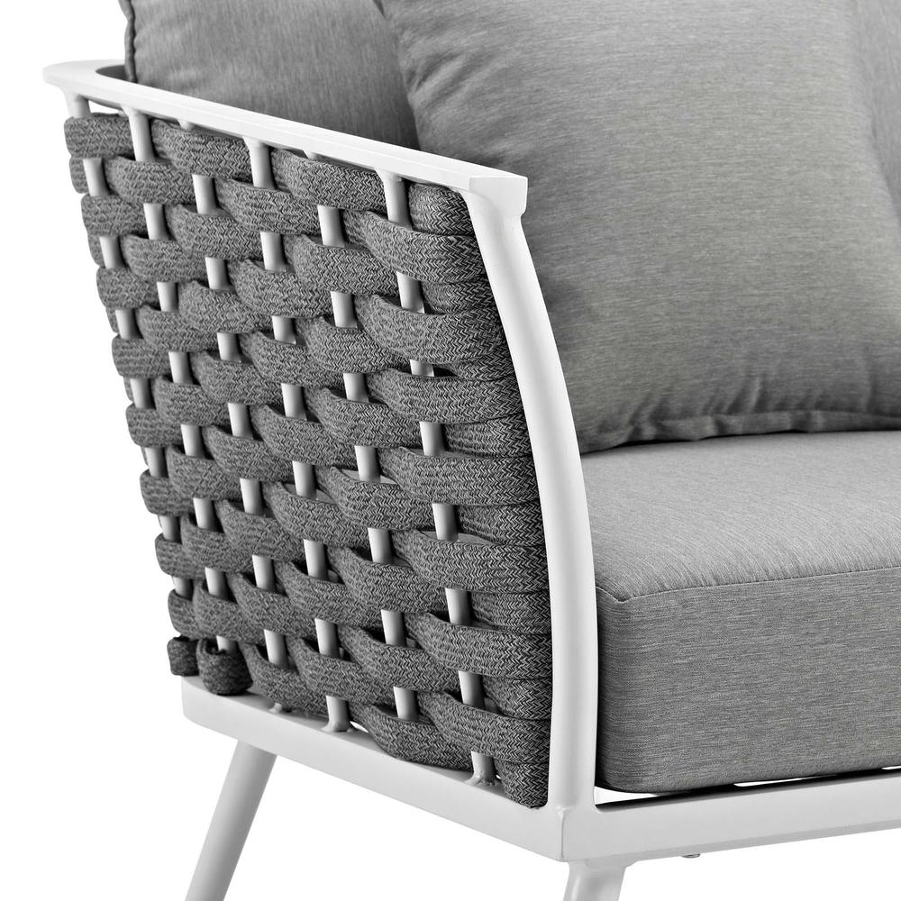 Stance Outdoor Patio Aluminum Dining Armchair. Picture 4
