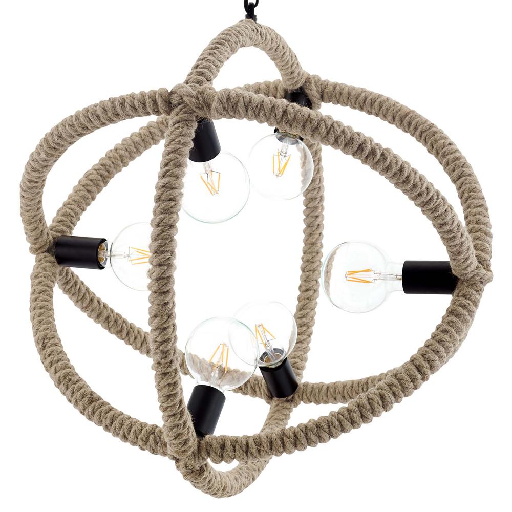 Transpose Rope Pendant Chandelier. Picture 2