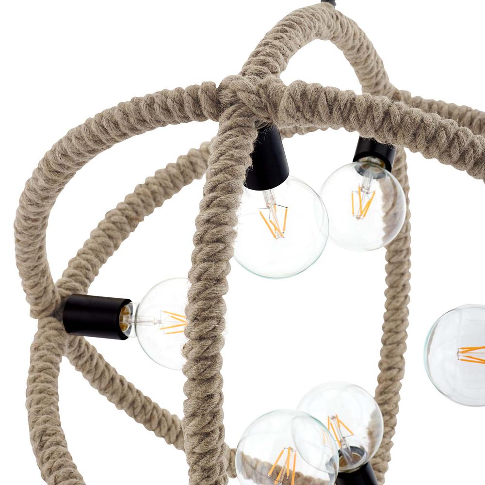 Transpose Rope Pendant Chandelier. Picture 3
