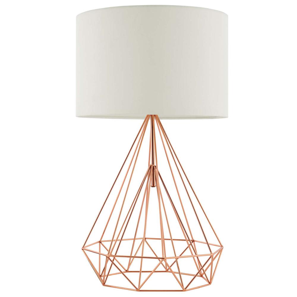 Precious Rose Gold Table Lamp. Picture 1