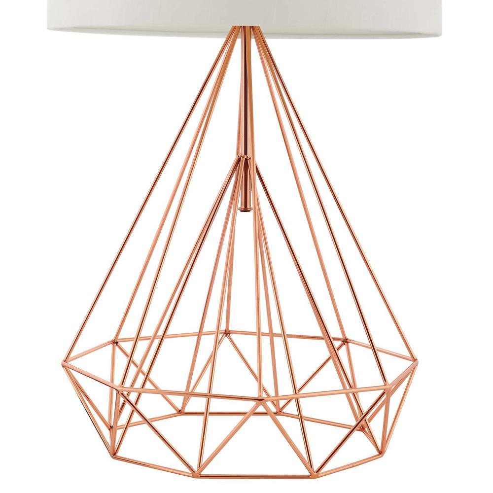 Precious Rose Gold Table Lamp. Picture 3