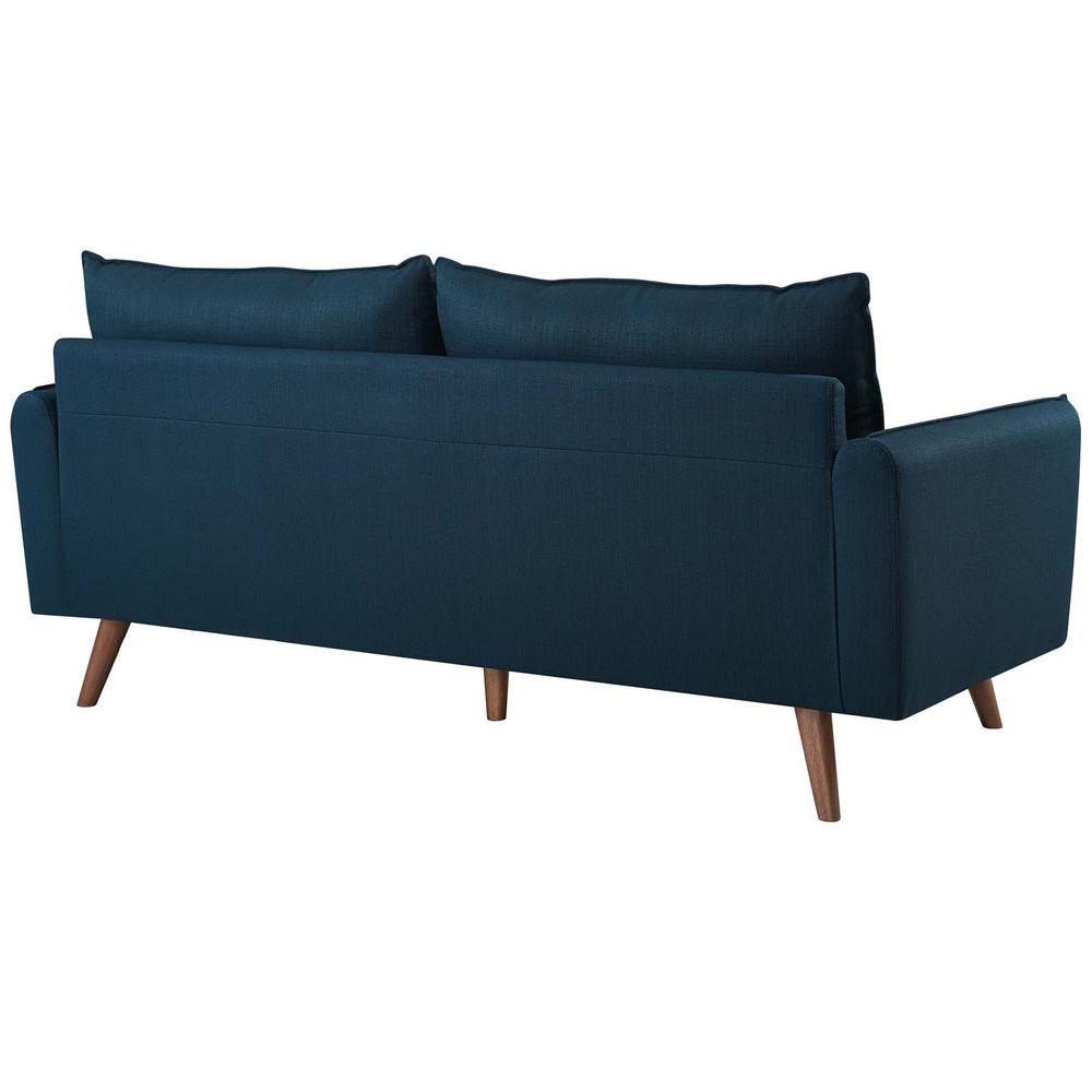 Revive Upholstered Fabric Sofa - Azure EEI-3092-AZU. Picture 3