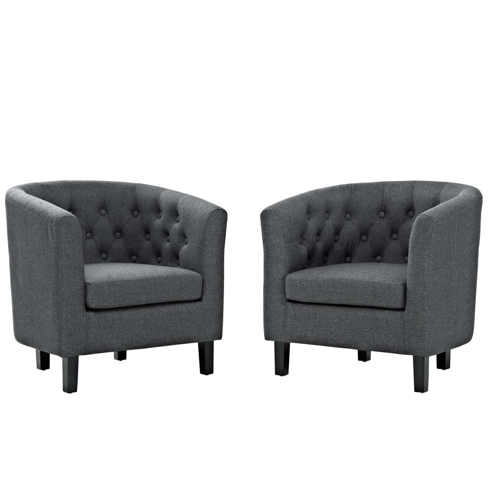 Prospect 2 Piece Upholstered Fabric Armchair Set. The main picture.