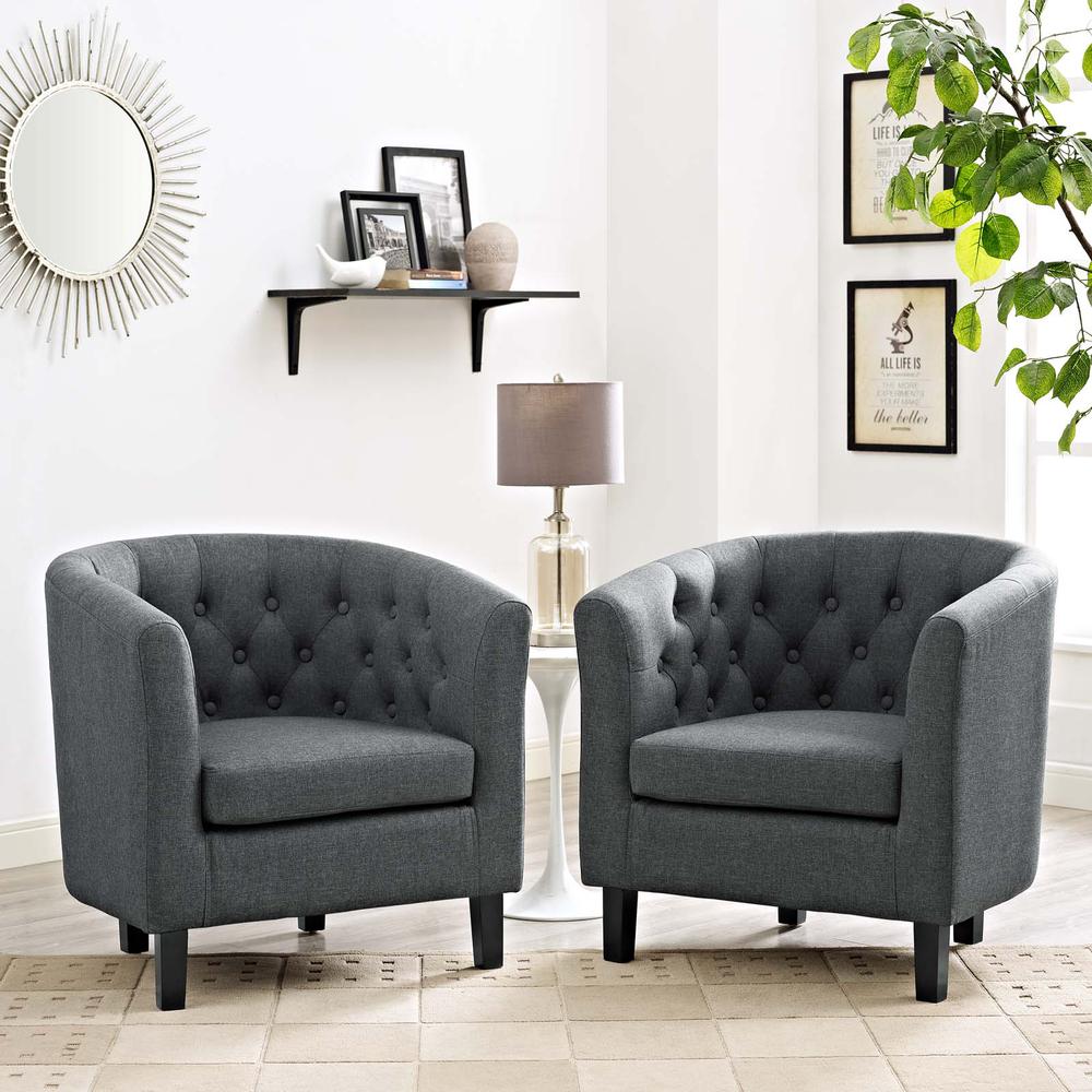 Prospect 2 Piece Upholstered Fabric Armchair Set. Picture 5