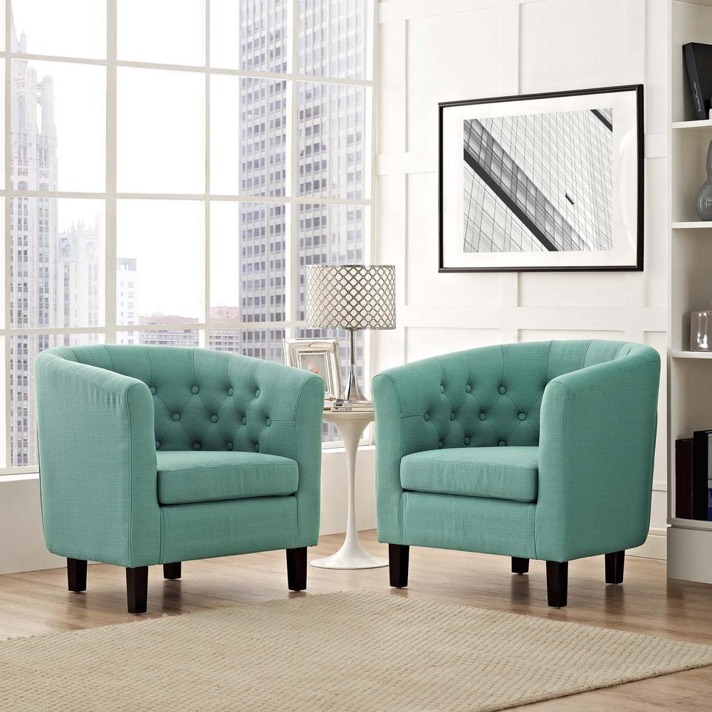 Prospect 2 Piece Upholstered Fabric Armchair Set. Picture 6