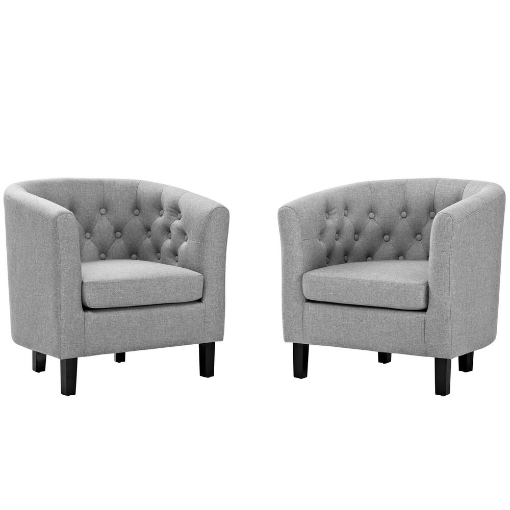 Prospect 2 Piece Upholstered Fabric Armchair Set. Picture 1