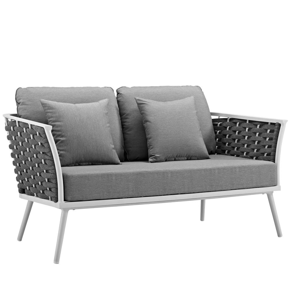 Stance 6 Piece Outdoor Patio Aluminum Sectional Sofa Set. Picture 6