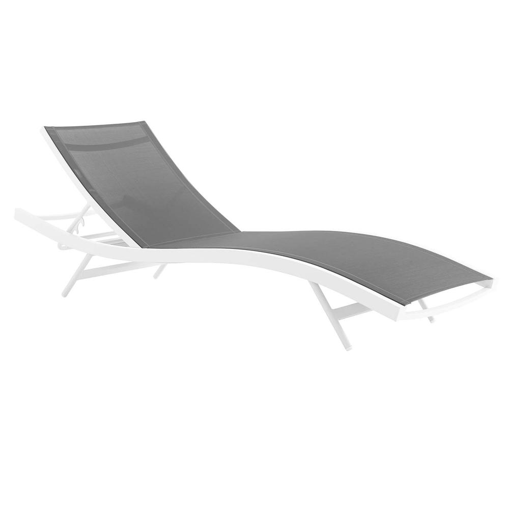 Glimpse Outdoor Patio Mesh Chaise Lounge Chair. Picture 1