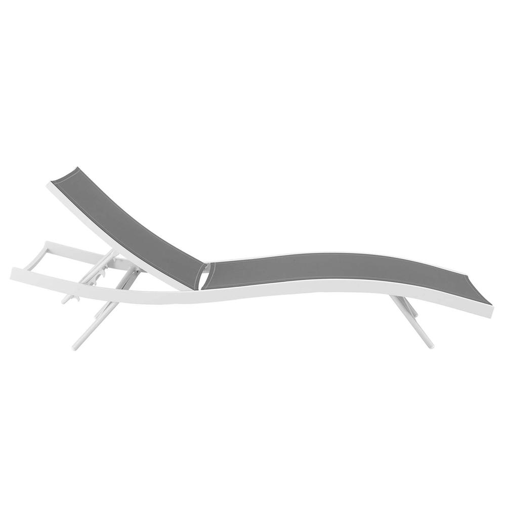 Glimpse Outdoor Patio Mesh Chaise Lounge Chair. Picture 2