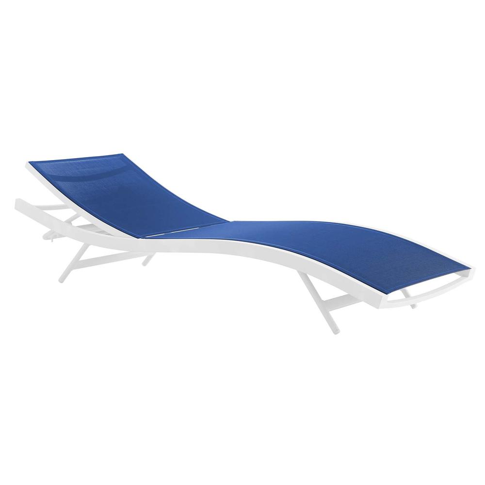 Glimpse Outdoor Patio Mesh Chaise Lounge Chair. Picture 1