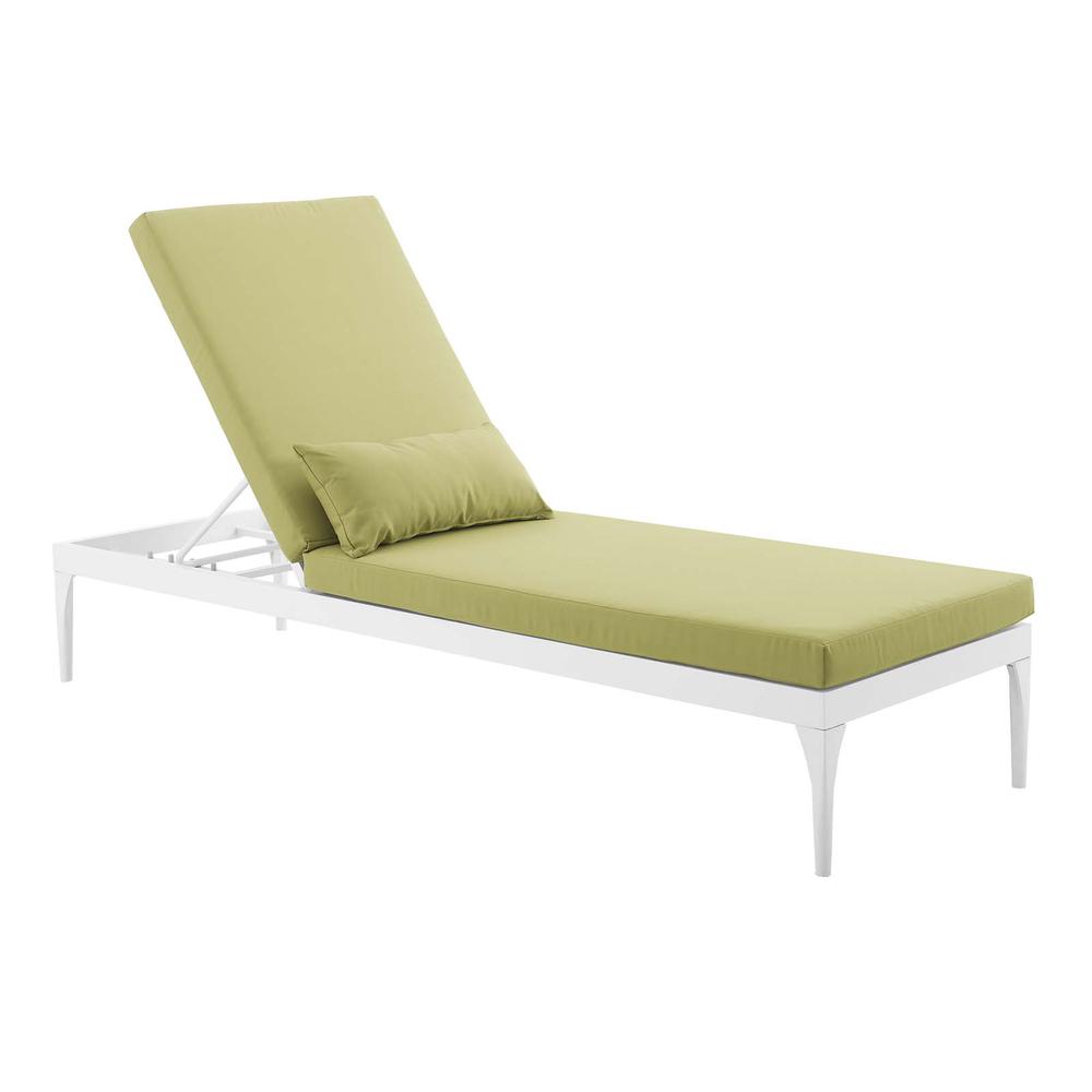 Perspective Cushion Outdoor Patio Chaise Lounge Chair. Picture 1