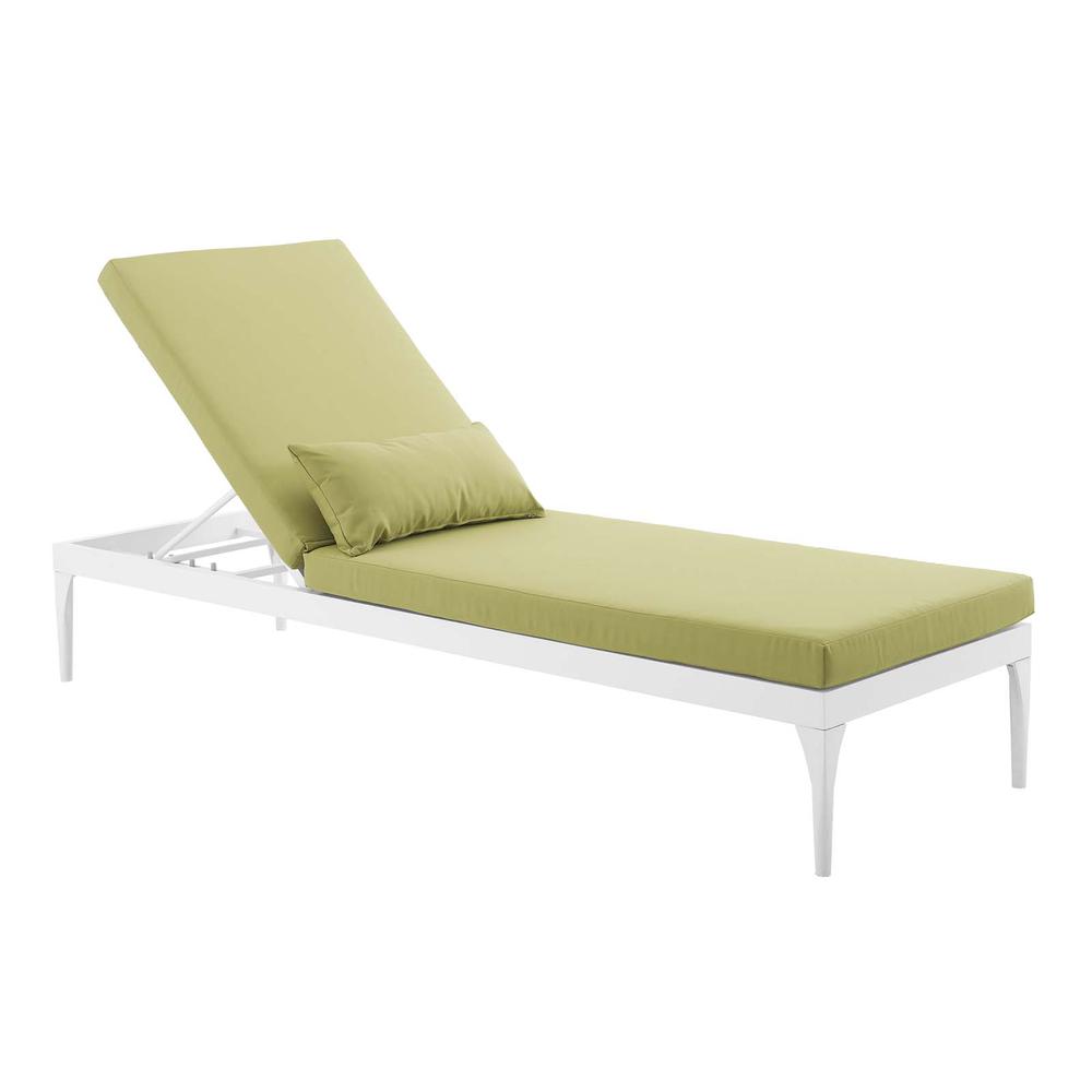Perspective Cushion Outdoor Patio Chaise Lounge Chair. Picture 4