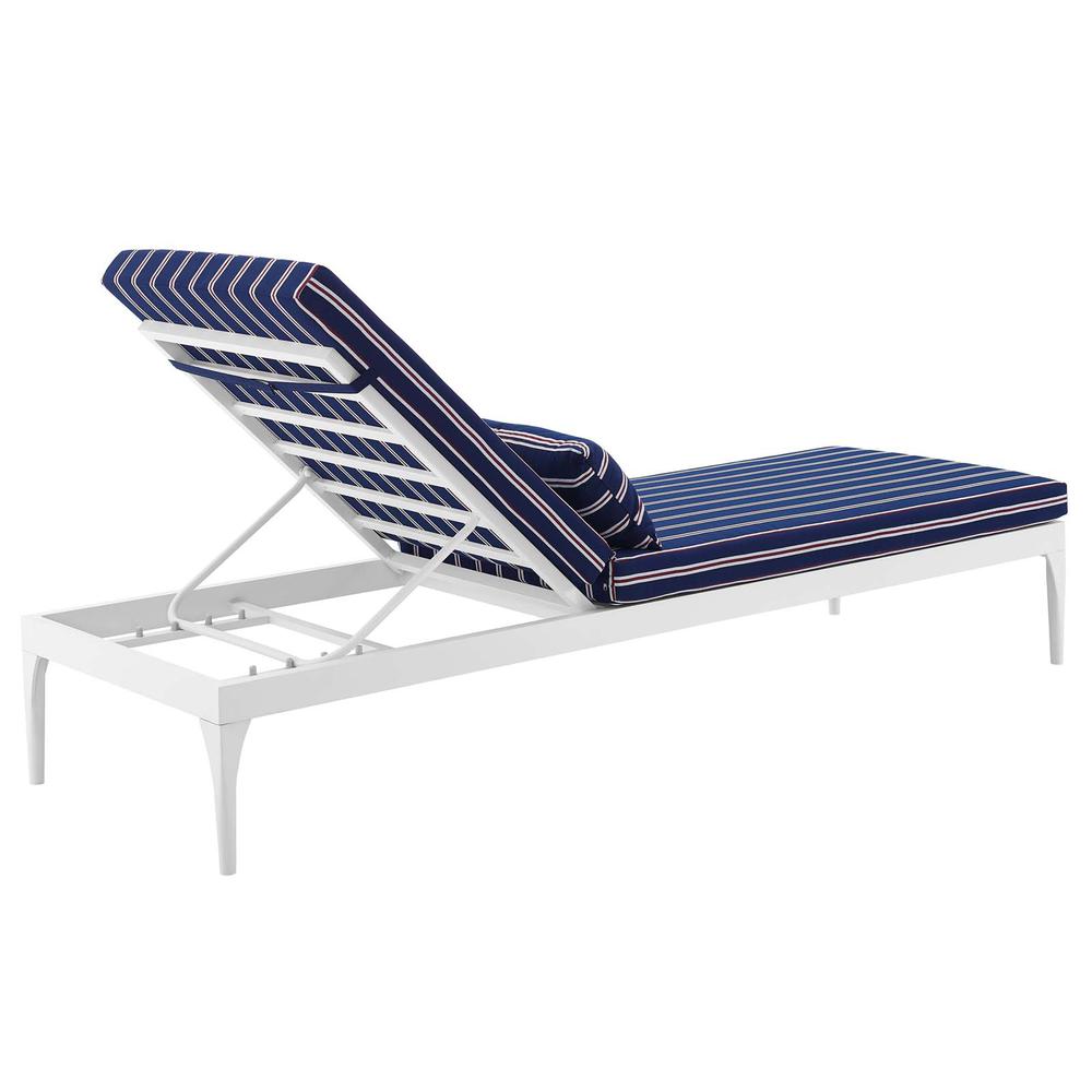 Perspective Cushion Outdoor Patio Chaise Lounge Chair. Picture 5