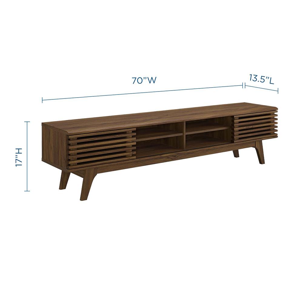 Render 70" Entertainment Center TV Stand. Picture 2