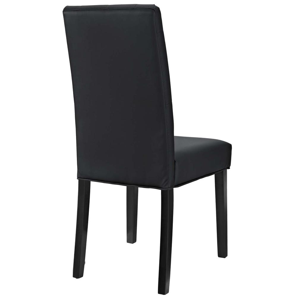Confer Dining Side Chair Vinyl Set of 4. Picture 4