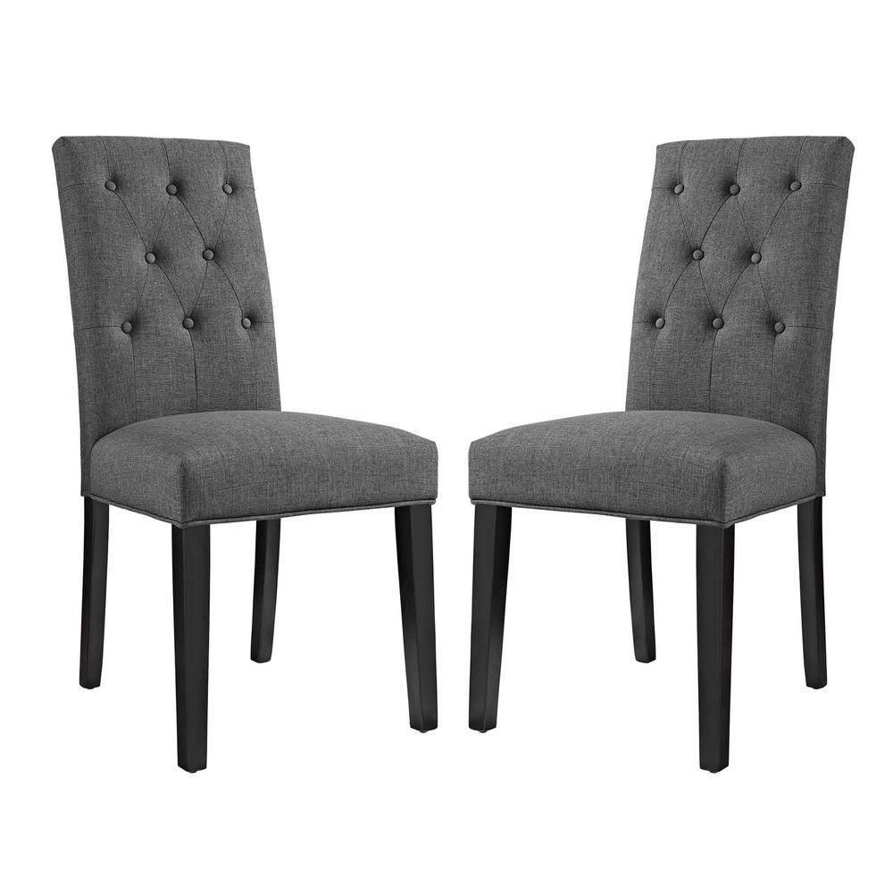 Confer Dining Side Chair Fabric Set of 2. Picture 1
