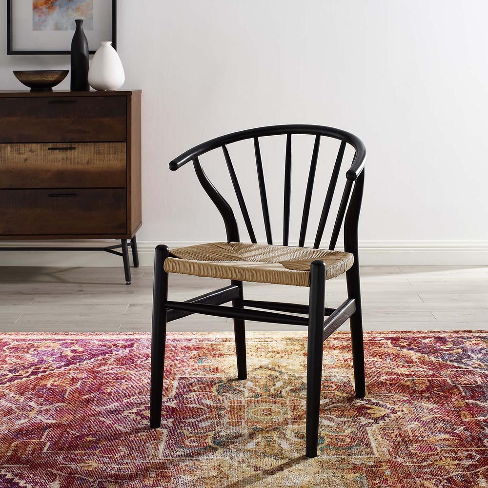 Flourish Spindle Wood Dining Side Chair. Picture 7