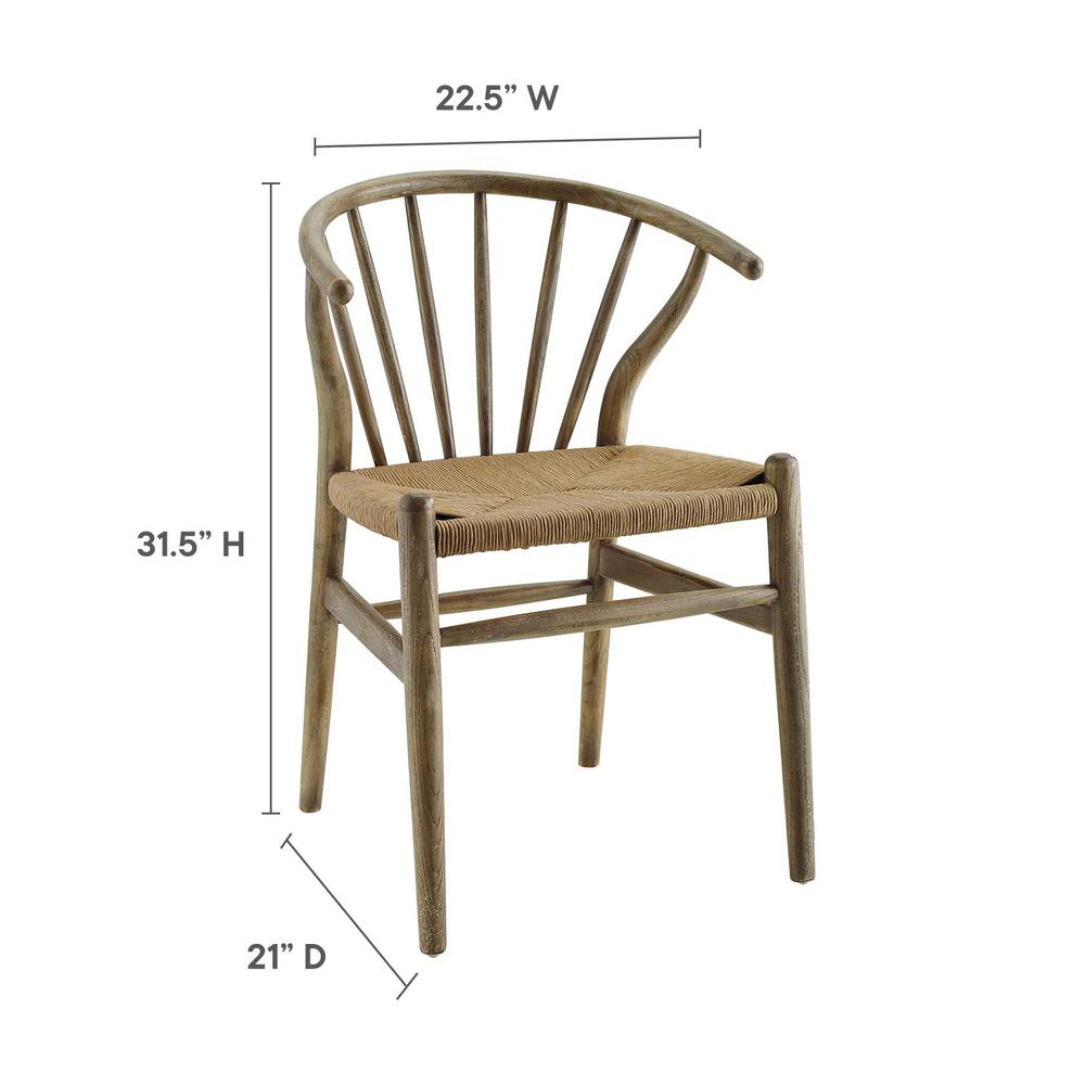 Flourish Spindle Wood Dining Side Chair. Picture 6