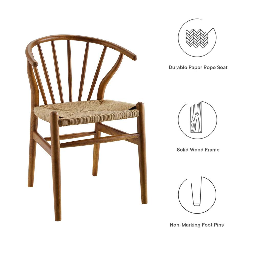 Flourish Spindle Wood Dining Side Chair. Picture 5