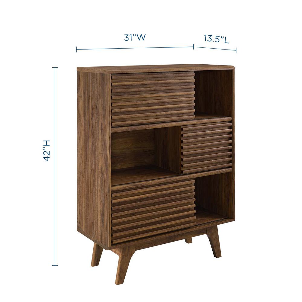 Render Three-Tier Display Storage Cabinet Stand. Picture 2
