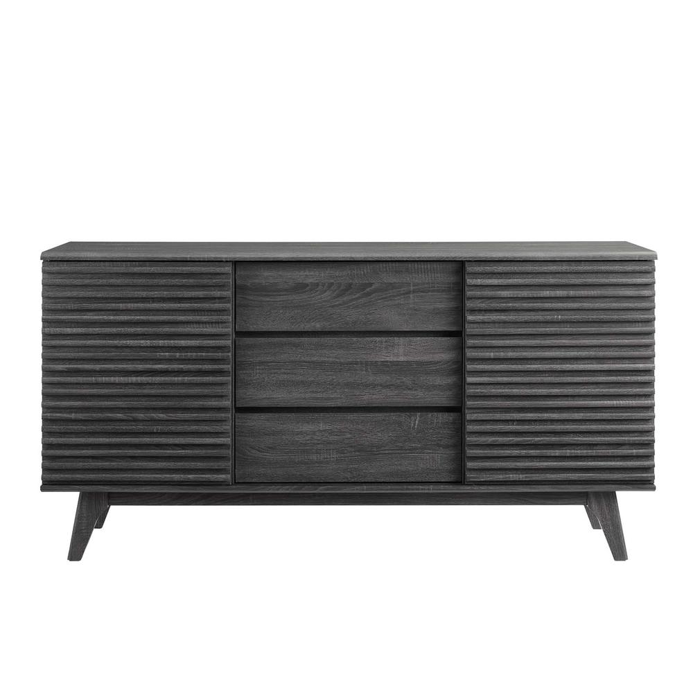 Render 63" Sideboard Buffet Table or TV Stand. Picture 4