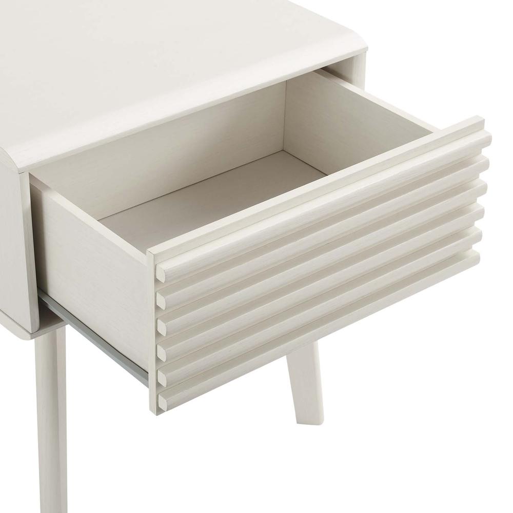 Render End Table - White EEI-3345-WHI. Picture 2