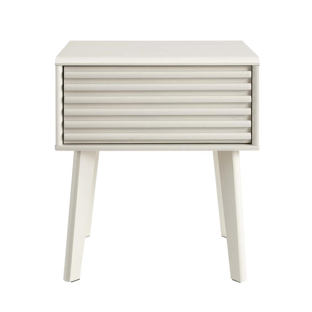 Render End Table - White EEI-3345-WHI. Picture 4