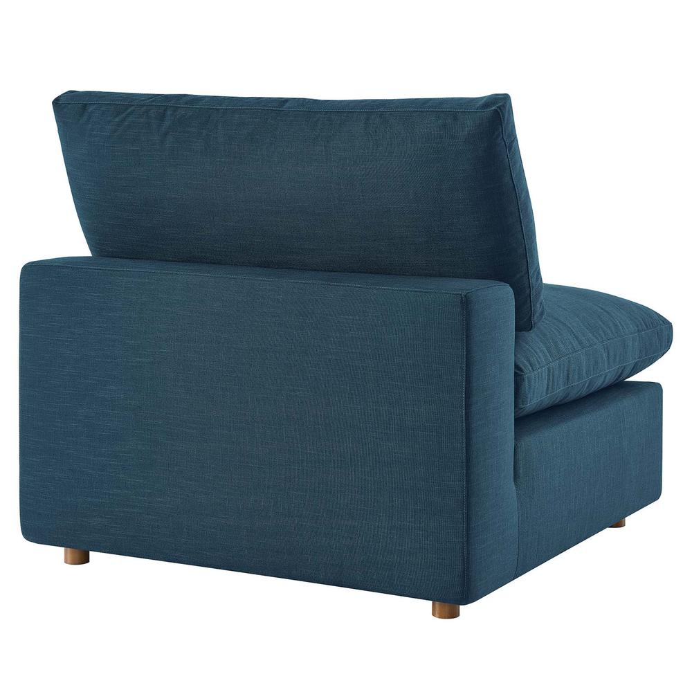 Commix Down Filled Overstuffed 4 Piece Sectional Sofa Set Azure EEI-3356-AZU. Picture 7