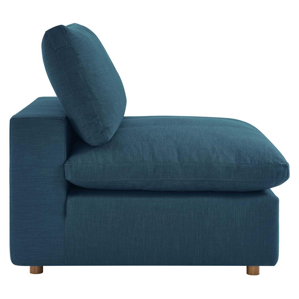 Commix Down Filled Overstuffed 4 Piece Sectional Sofa Set Azure EEI-3356-AZU. Picture 8