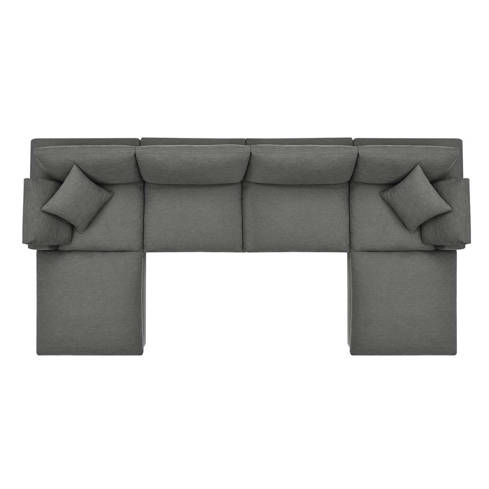 Commix Down Filled Overstuffed 6-Piece Sectional Sofa. Picture 11