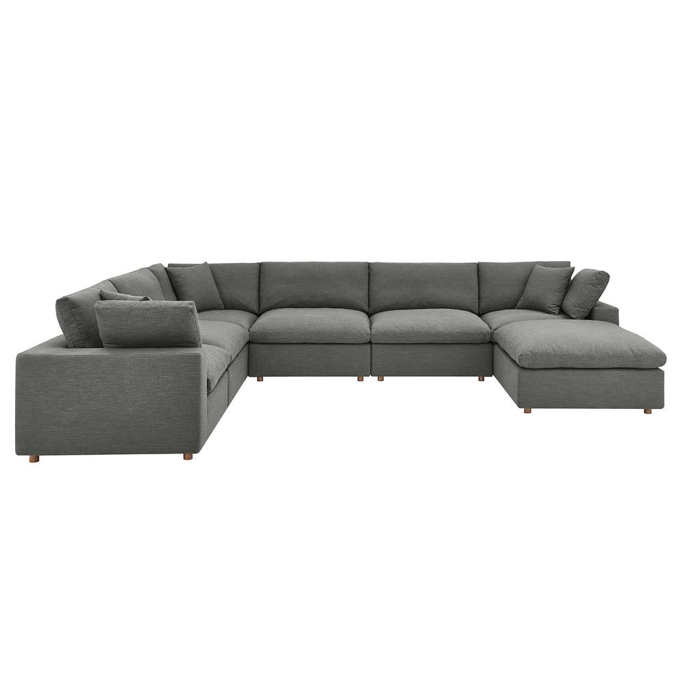 Commix Down Filled Overstuffed 7-Piece Sectional Sofa. Picture 1
