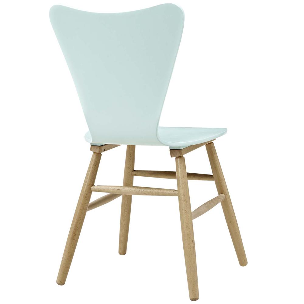 Cascade Dining Chair Set of 4 - Light Blue EEI-3380-LBU. Picture 4