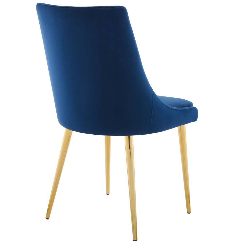 Viscount Modern Accent Performance Velvet Dining Chair. Picture 3