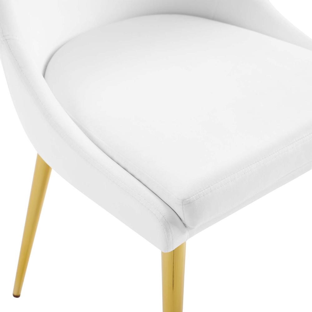 Viscount Modern Accent Performance Velvet Dining Chair. Picture 6