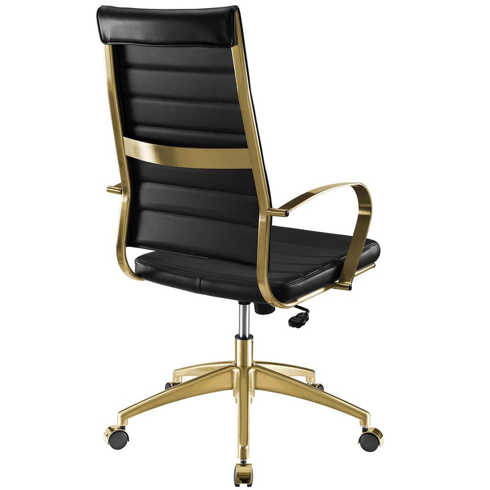 Jive Gold Stainless Steel Highback Office Chair. Picture 3