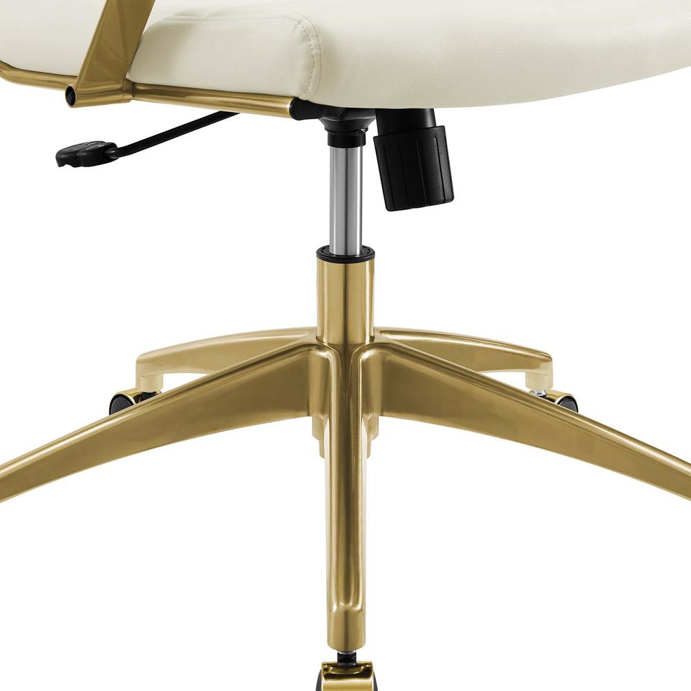 Jive Gold Stainless Steel Highback Office Chair. Picture 4