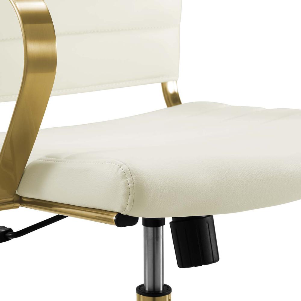 Jive Gold Stainless Steel Highback Office Chair. Picture 5