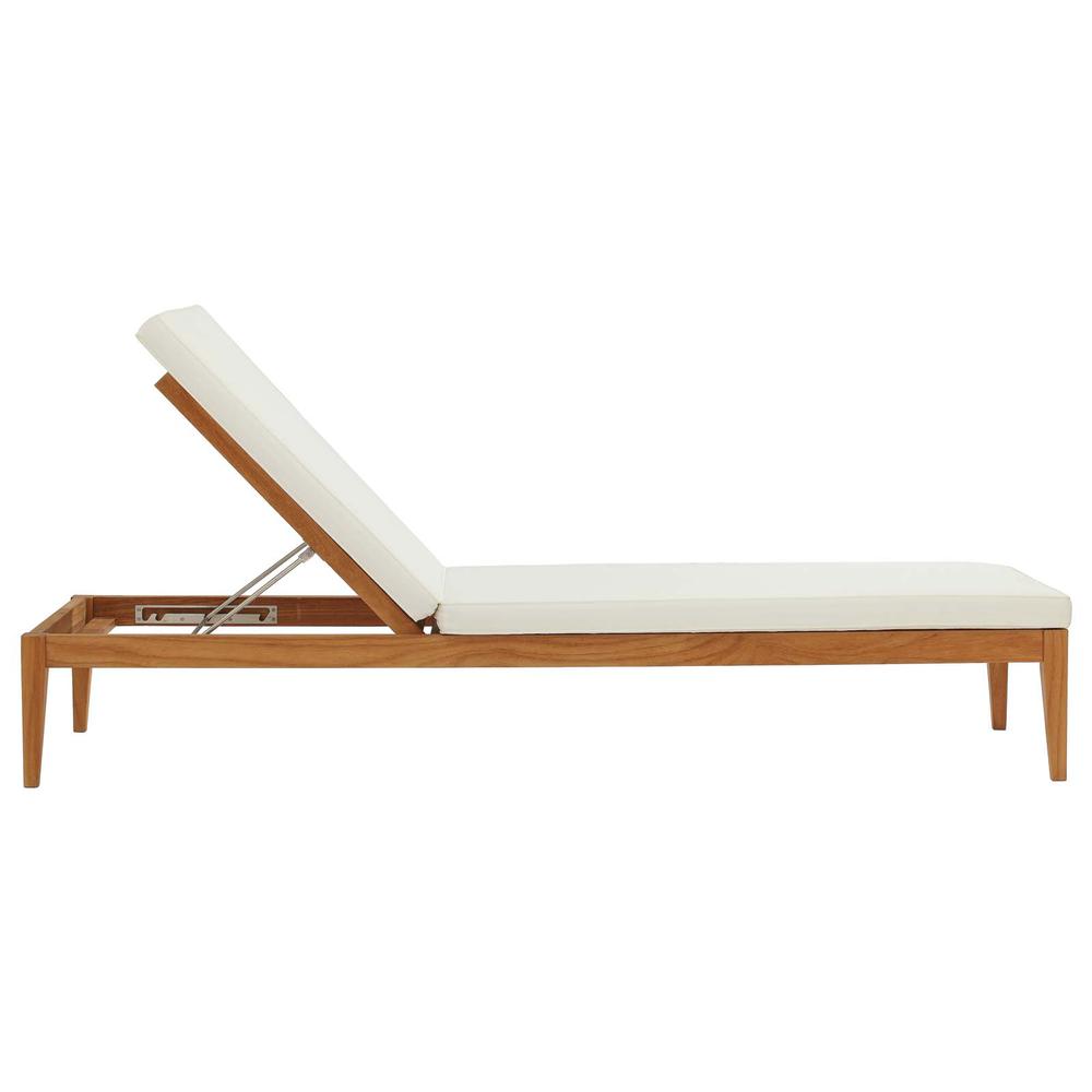 Northlake Outdoor Patio Premium Grade A Teak Wood Chaise Lounge. Picture 2