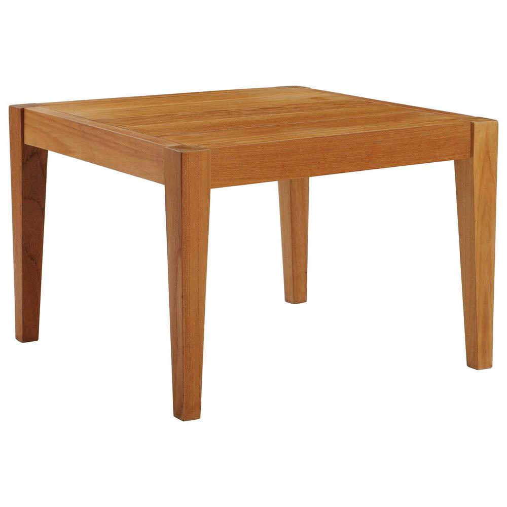Northlake Outdoor Patio Premium Grade A Teak Wood Side Table. Picture 1