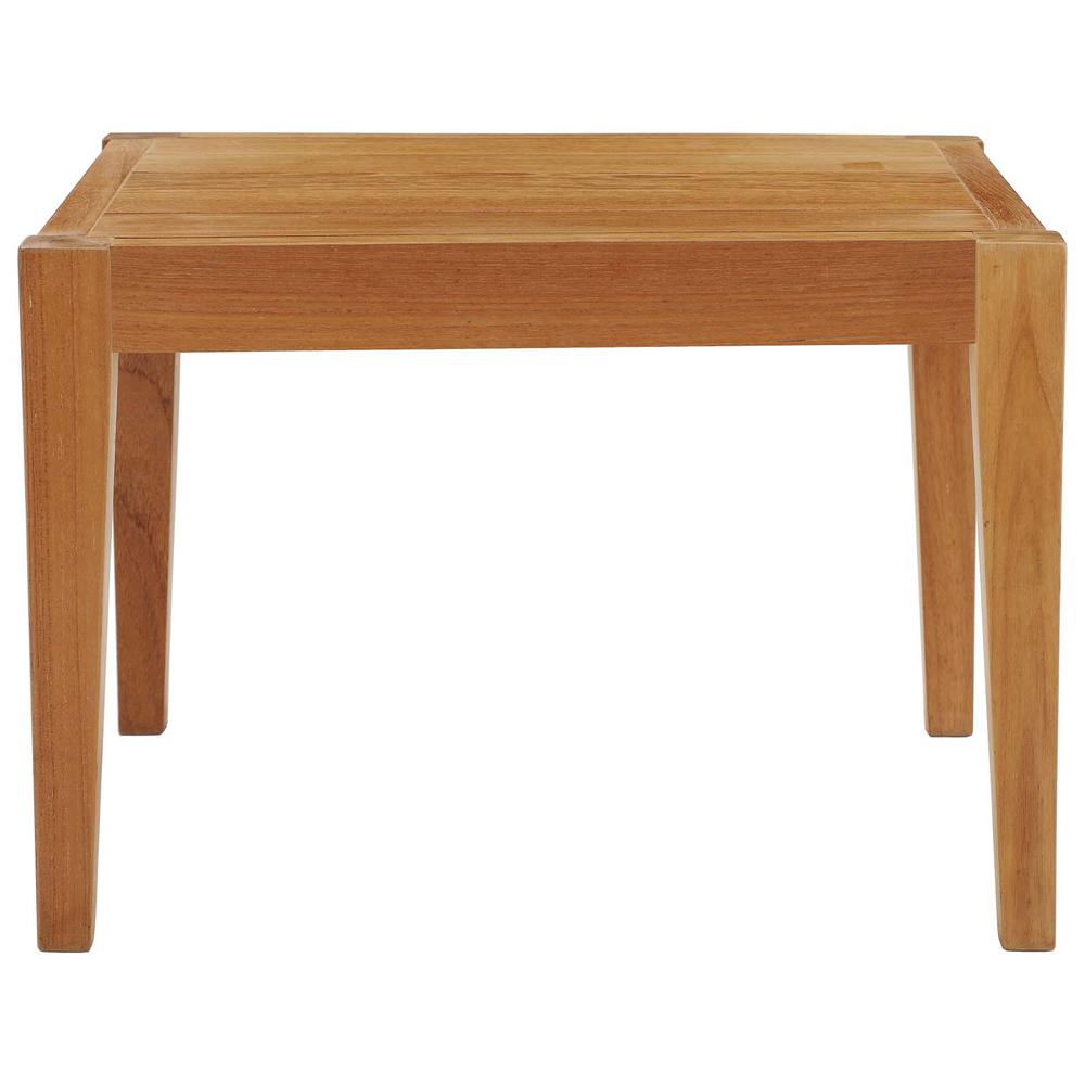 Northlake Outdoor Patio Premium Grade A Teak Wood Side Table. Picture 2