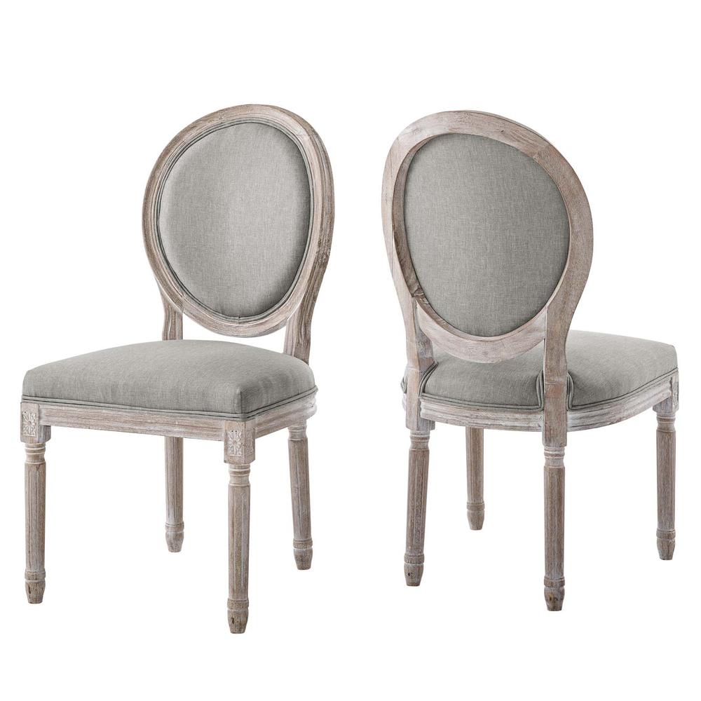 Emanate Dining Side Chair Upholstered Fabric Set of 2. Picture 1