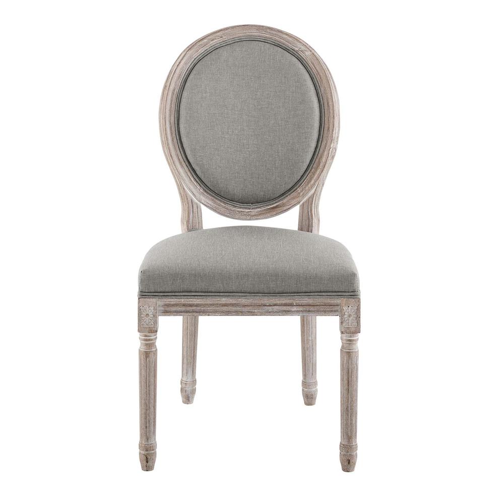 Emanate Dining Side Chair Upholstered Fabric Set of 4 - Light Gray EEI-3468-LGR. Picture 5