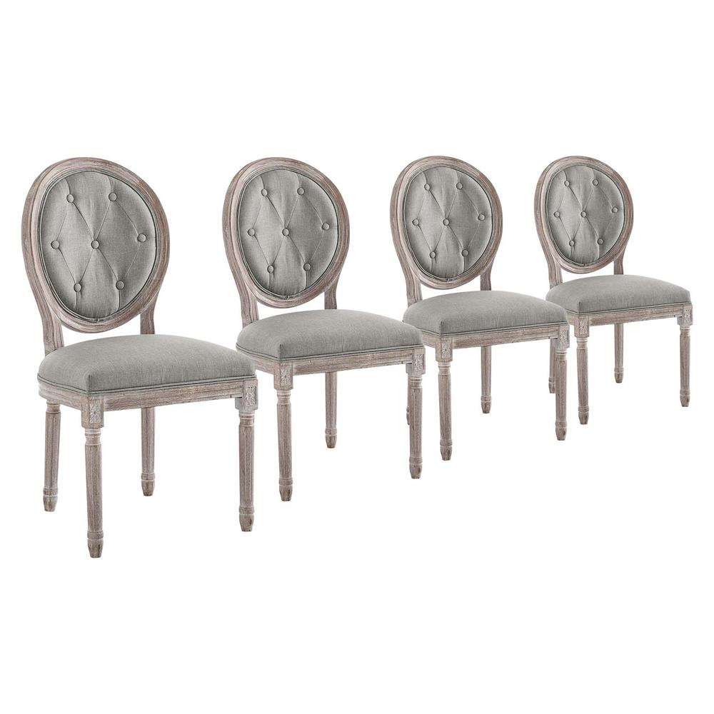 Arise Dining Side Chair Upholstered Fabric Set of 4. Picture 1