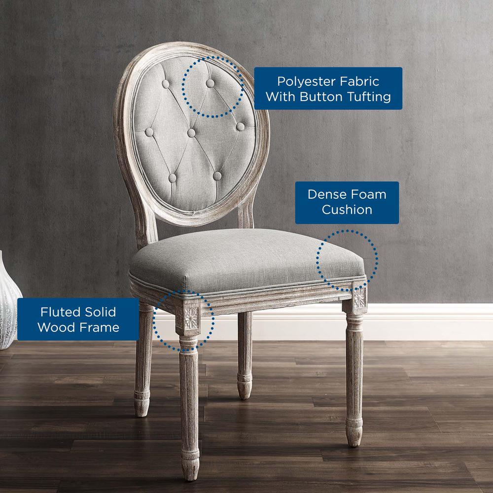 Arise Dining Side Chair Upholstered Fabric Set of 4. Picture 6
