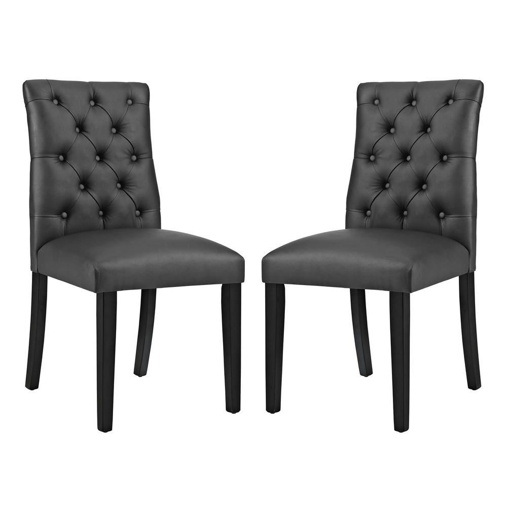 Duchess Dining Chair Vinyl Set of 2. Picture 1